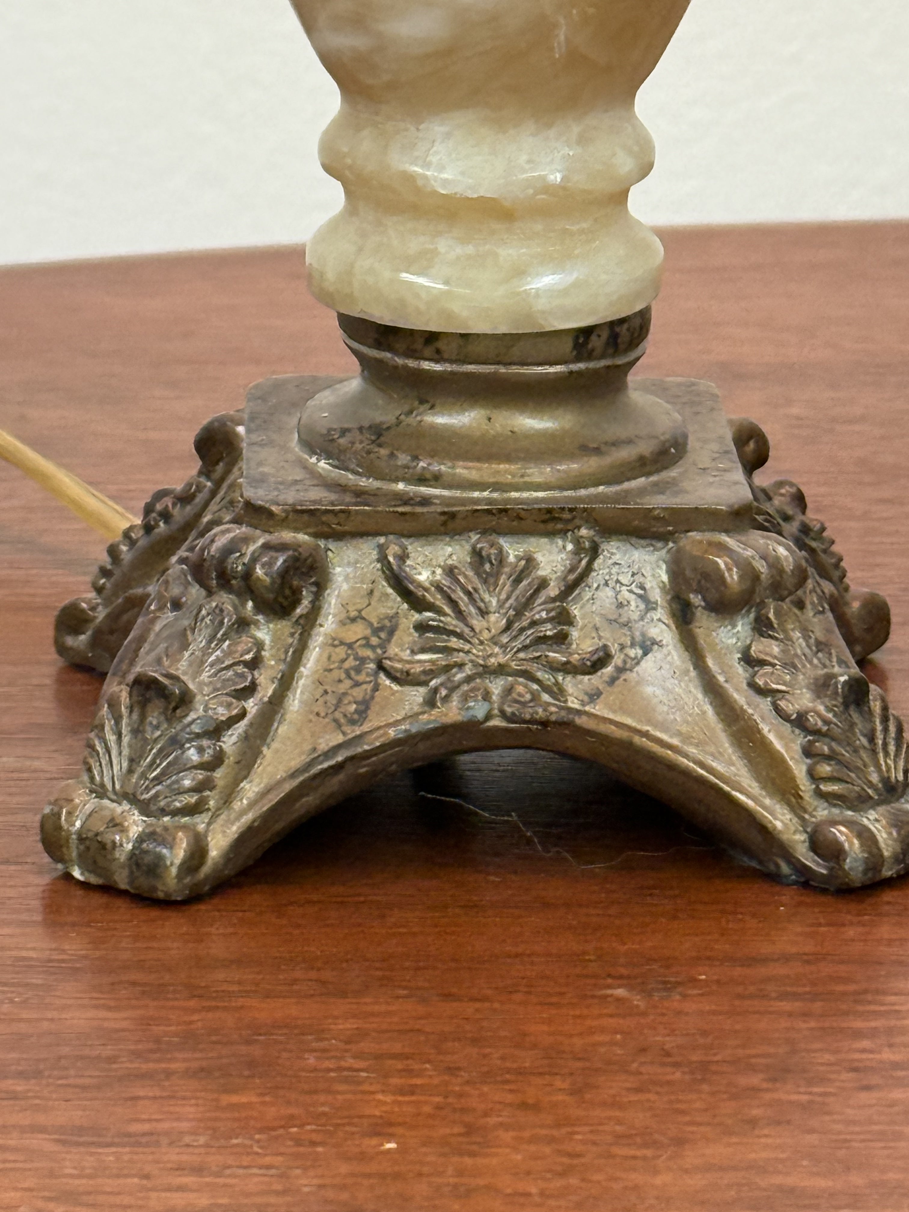 Calcite Candlestick Lamp