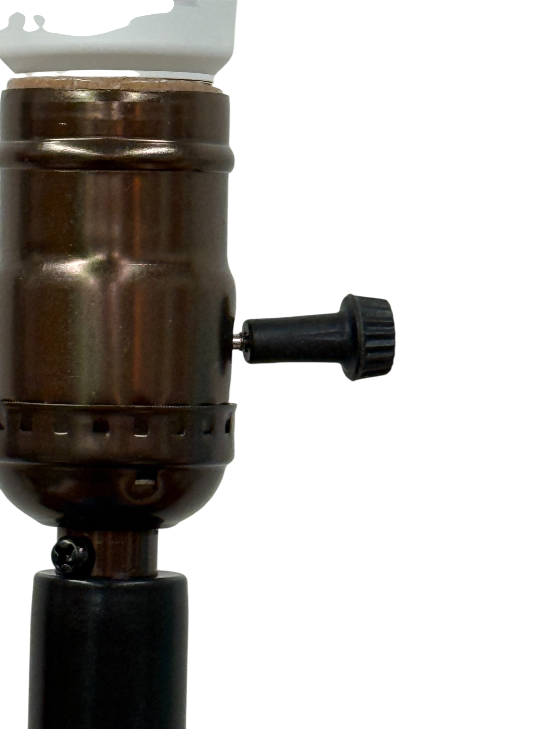 Painted Blue MCM Lamp