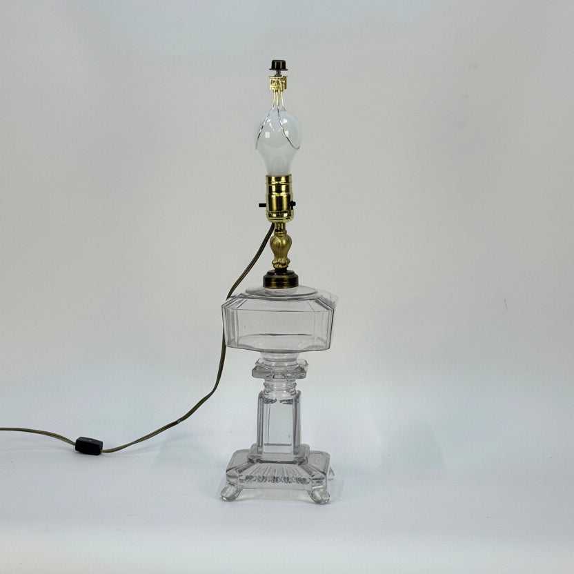 Riley and Co. Hollow Stem Oil Lamp - Electrified