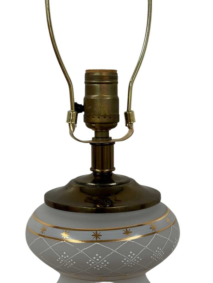 Tall Mid Century Column Lamp