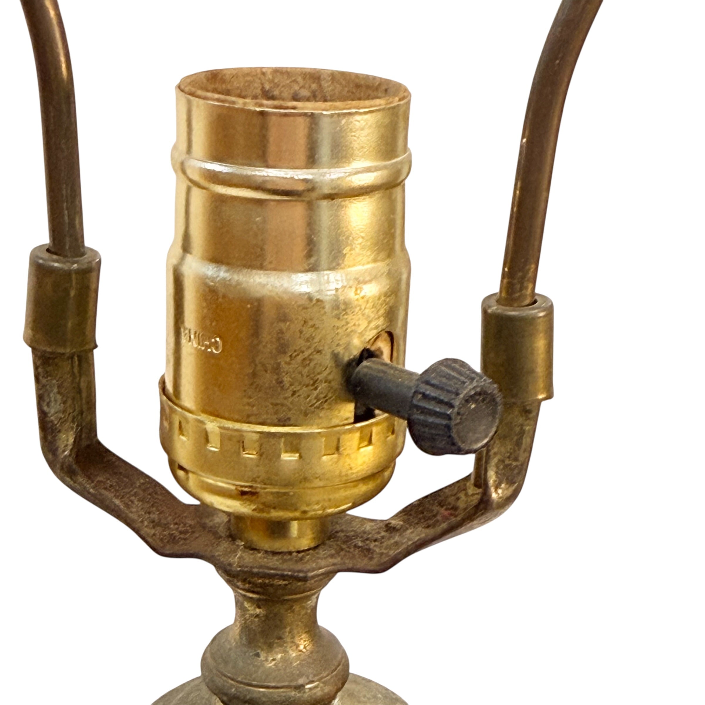 Vintage Chinese Handmade Gourd Lamp, Unique Double Gourd Table Lamp, Boho Asian Accent Lamp