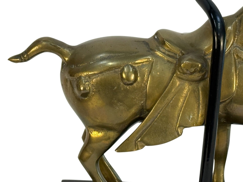 Brass Warhorse Lamp