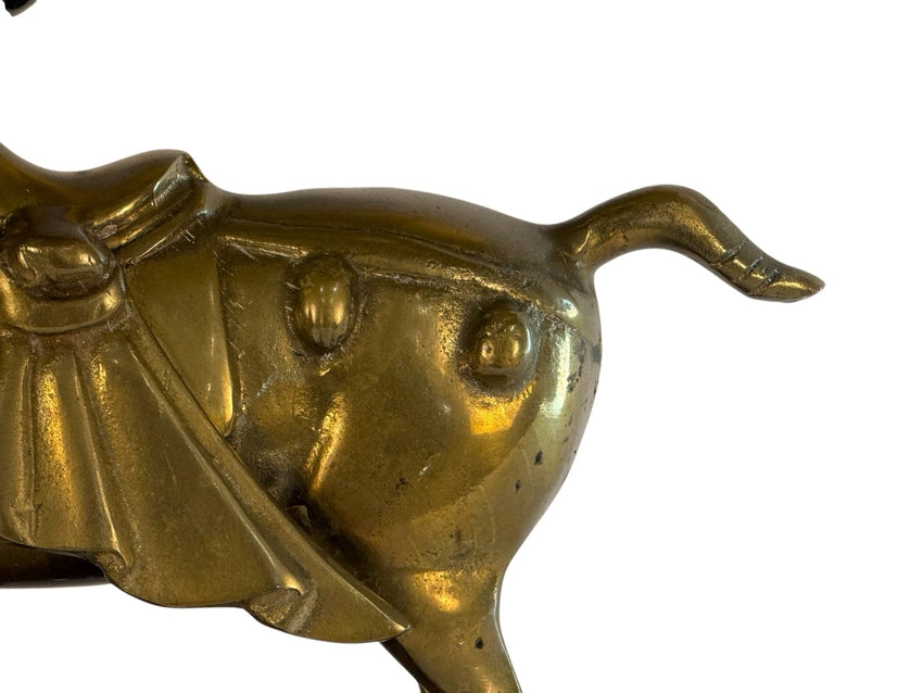 Brass Warhorse Lamp