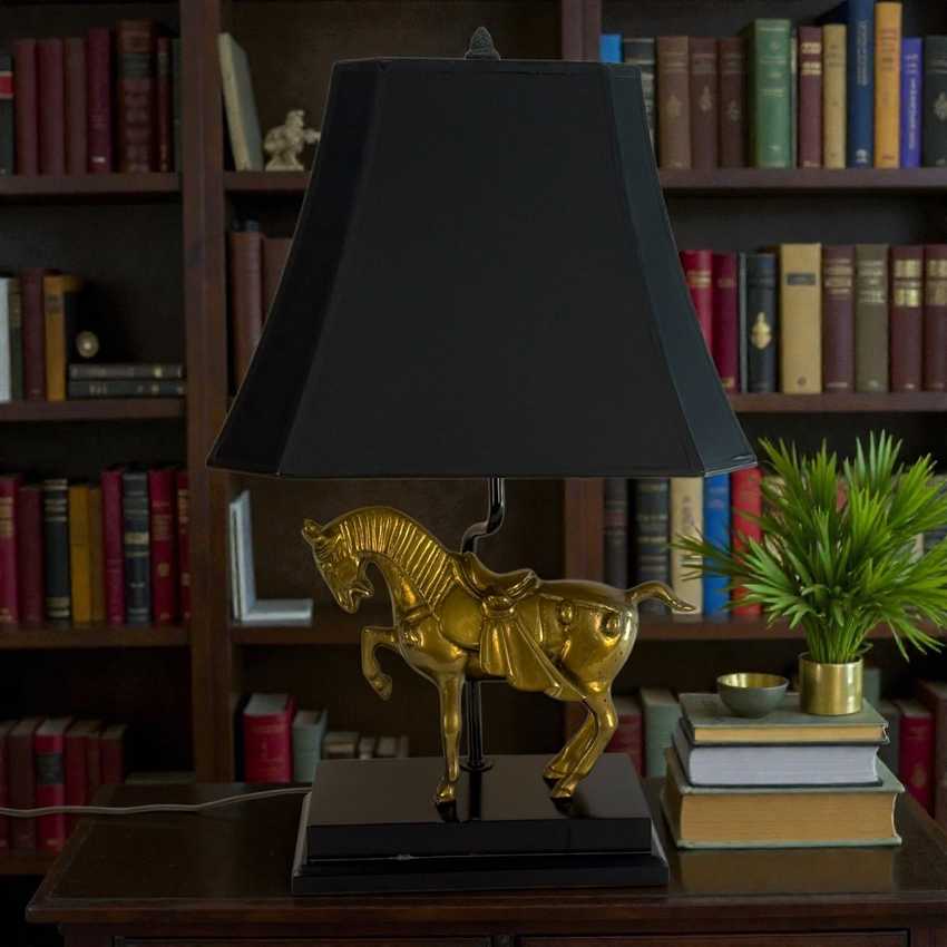 Brass Warhorse Lamp
