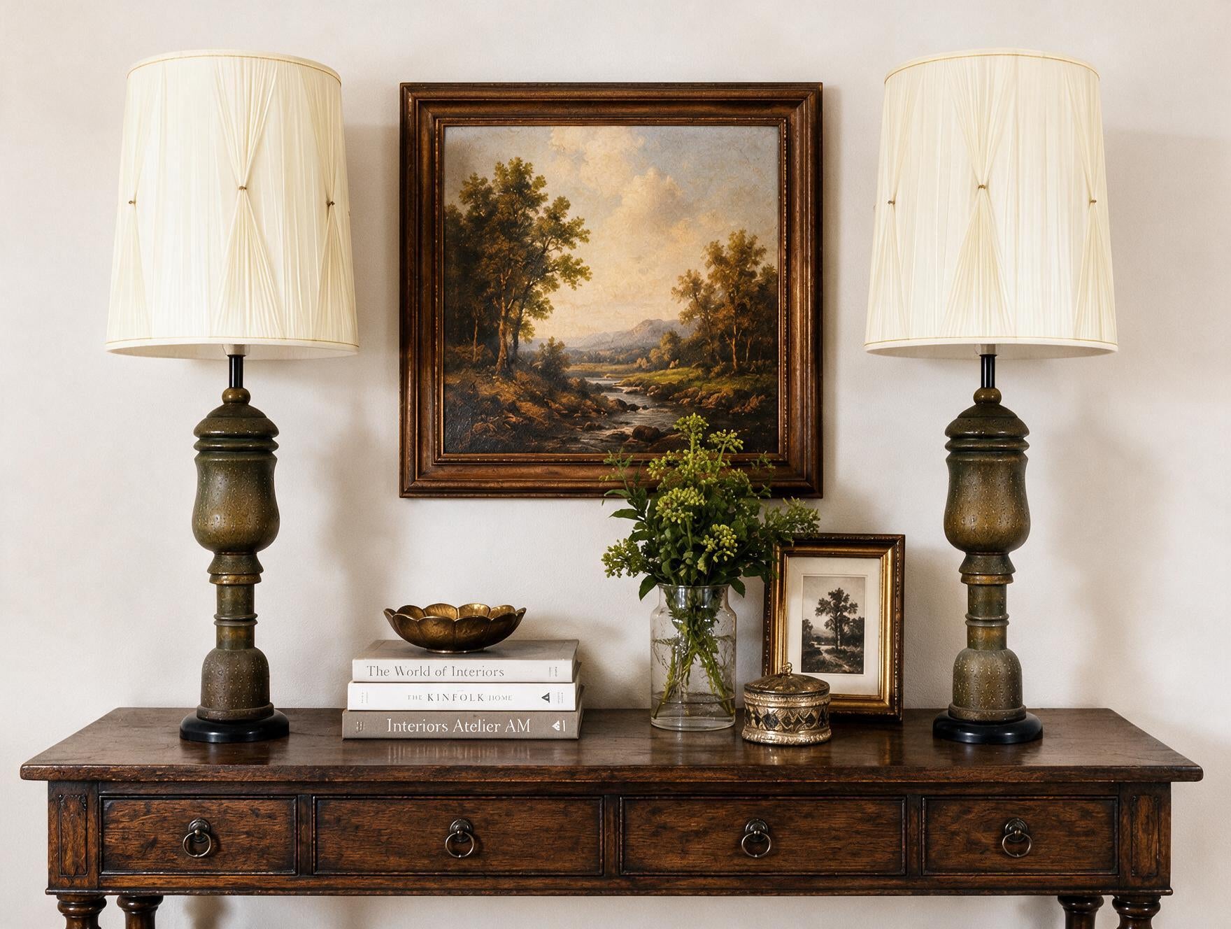 Aldo Londi for Bitossi Lamps Pair 6624 | Vintage Italian Ceramic Table Lamps | Mid Century Modern MCM Lighting