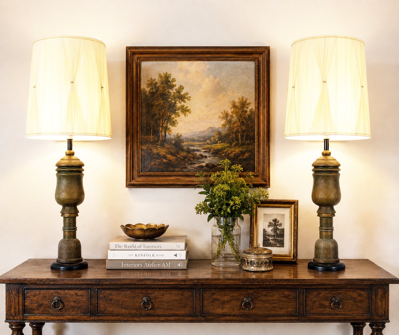 Aldo Londi for Bitossi Lamps Pair 6624 | Vintage Italian Ceramic Table Lamps | Mid Century Modern MCM Lighting