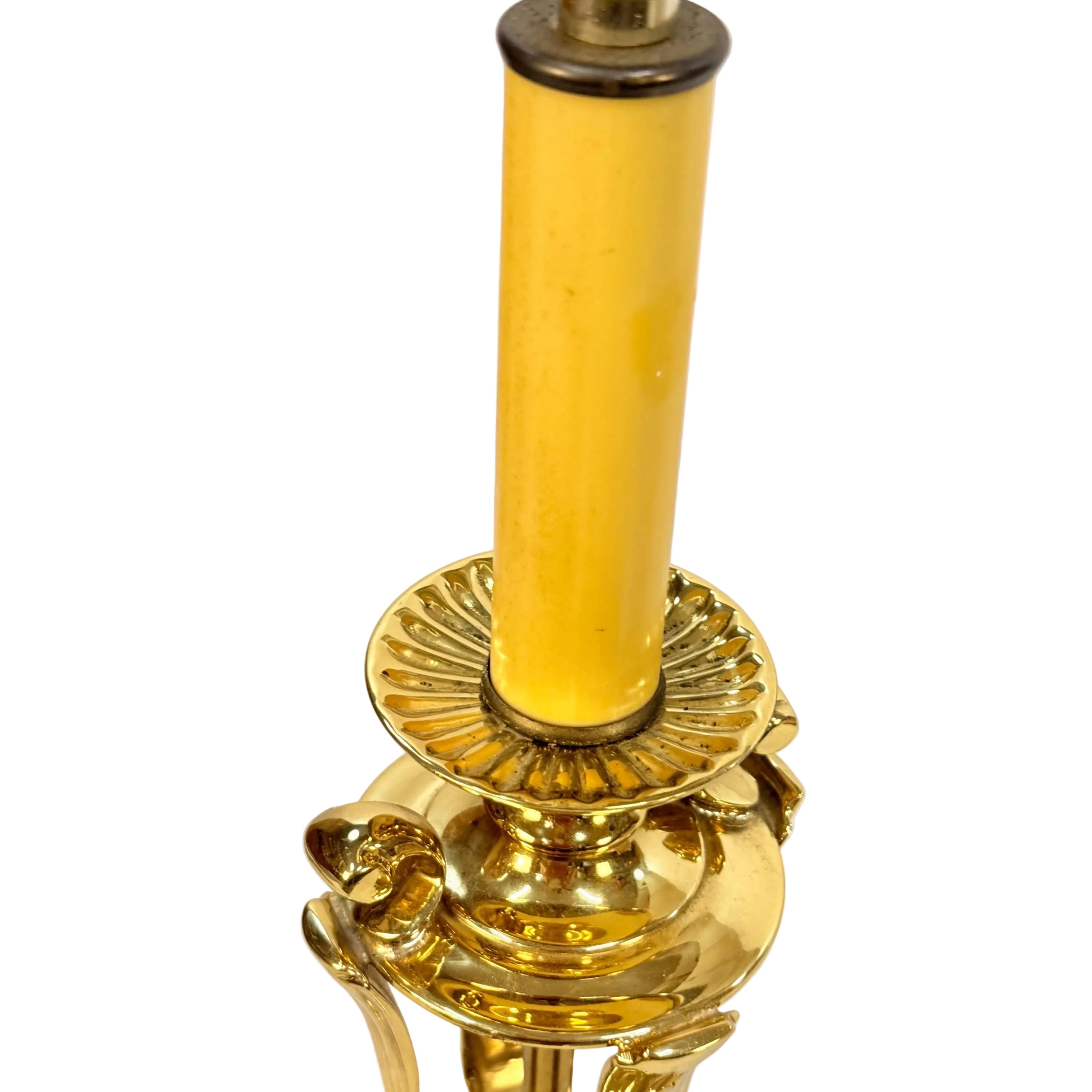 Fancy Brass Candlestick Lamp