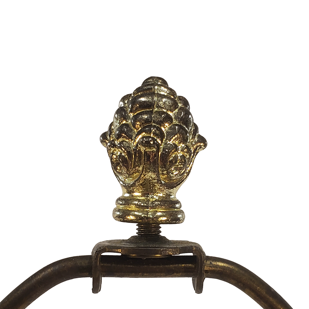 Vintage Chinoiserie White Ginger Jar 3-Way Table Lamp with Yellow Florals