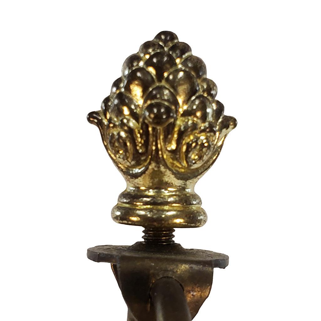Vintage Chinoiserie White Ginger Jar 3-Way Table Lamp with Yellow Florals