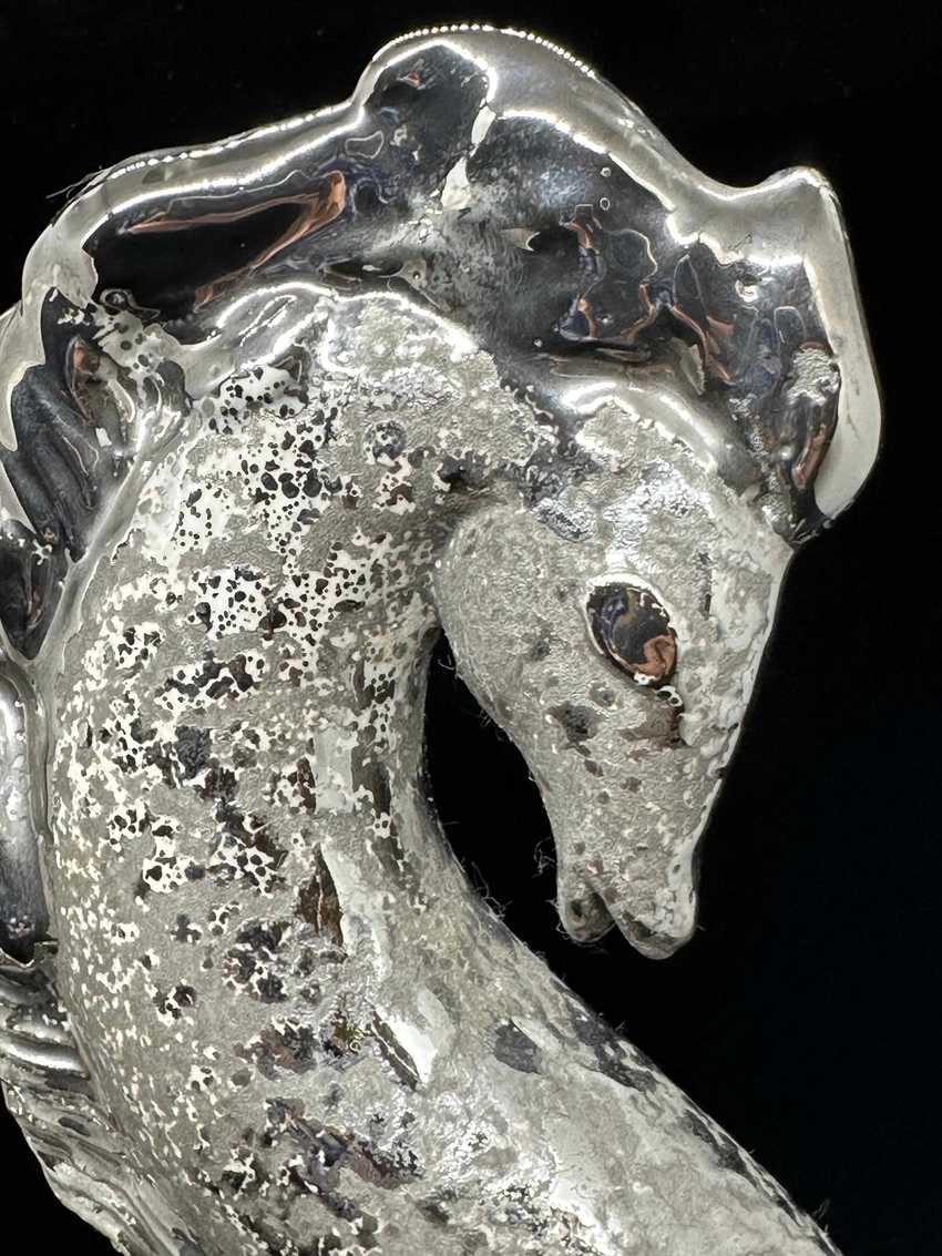 Sasha Brastoff Crushed Diamond Finish Ceramic Horse