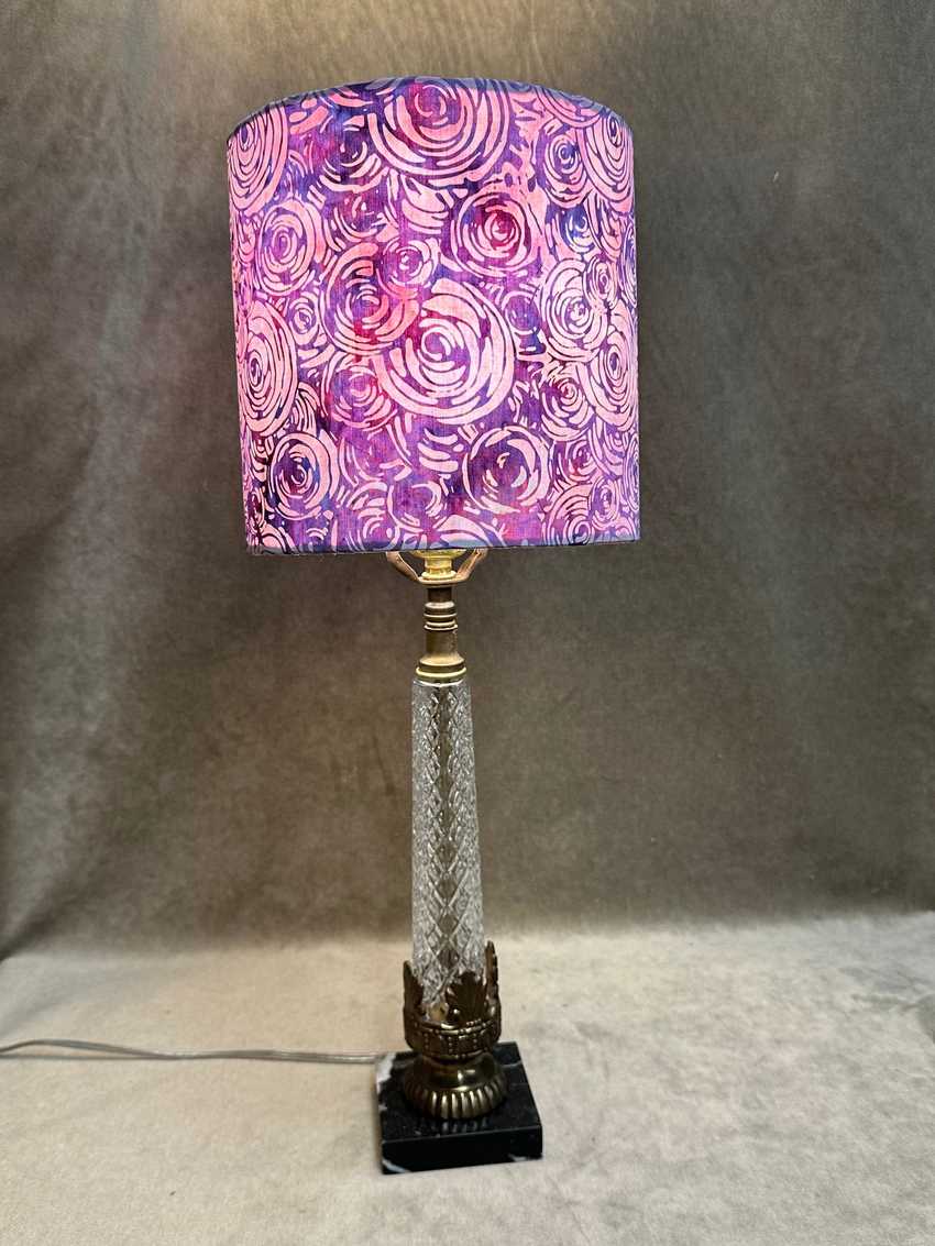 Lavender and Pink Handmade Lamp Shade