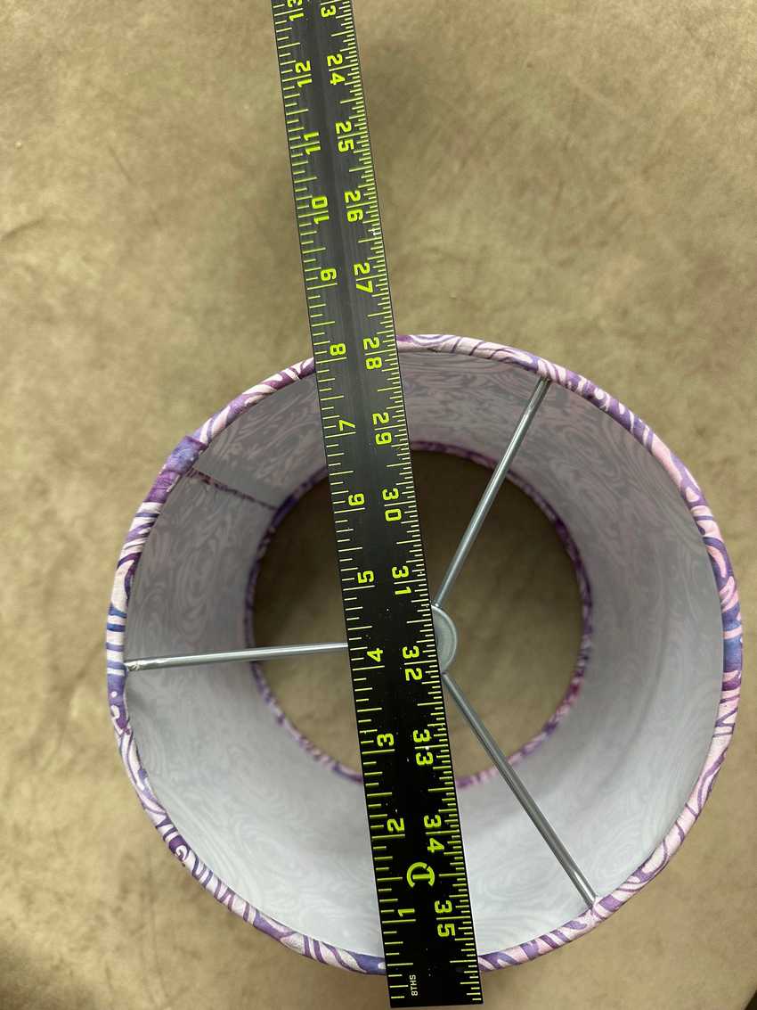 Lavender and Pink Handmade Lamp Shade