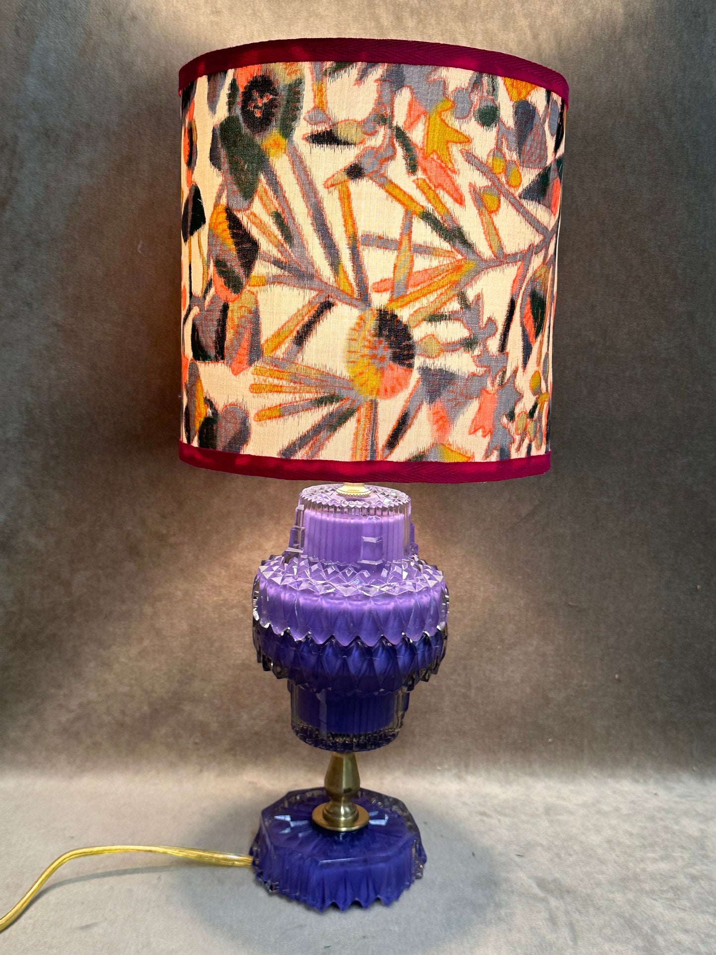 Botanical Silk Lampshade