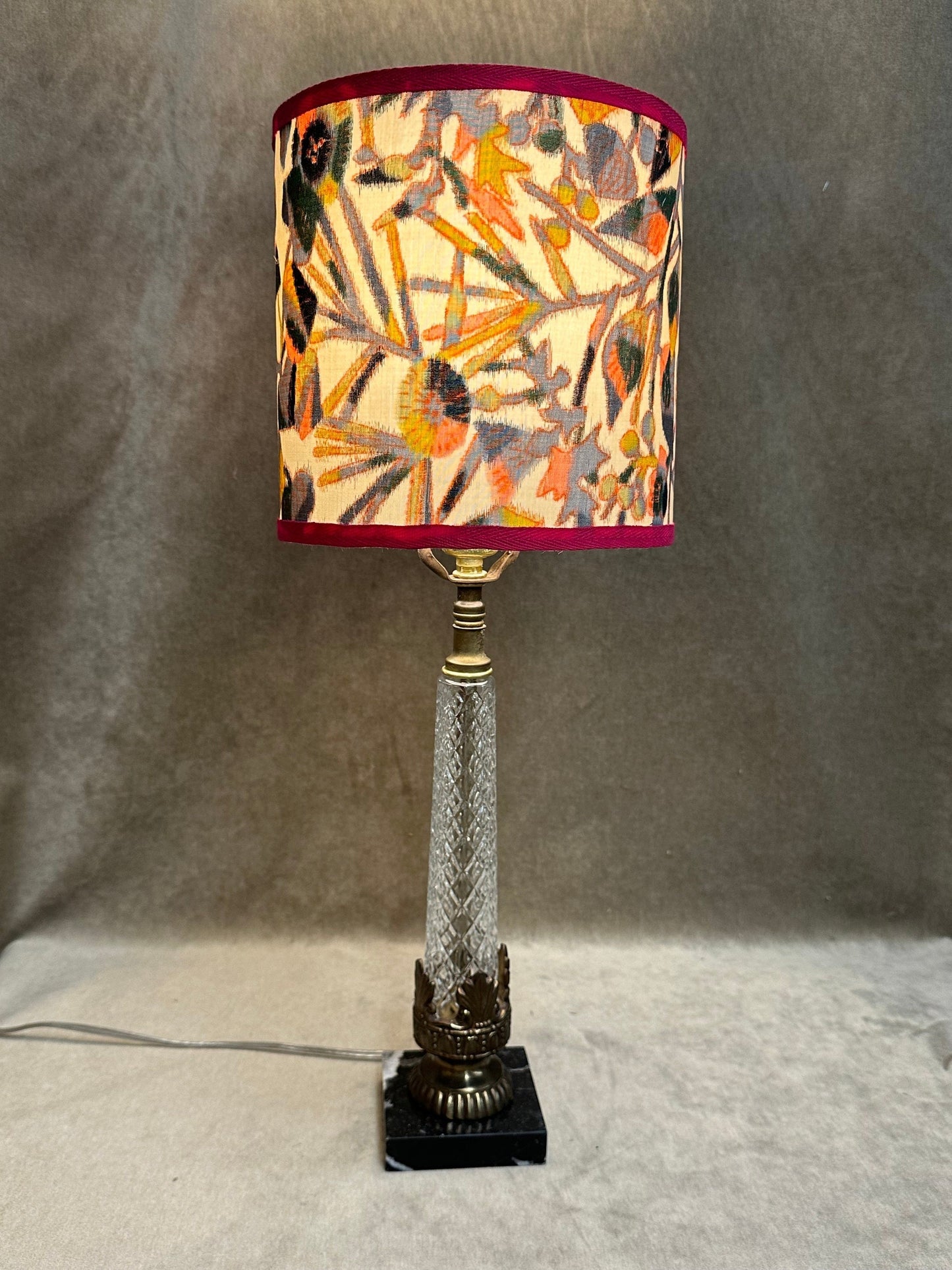 Botanical Silk Lampshade