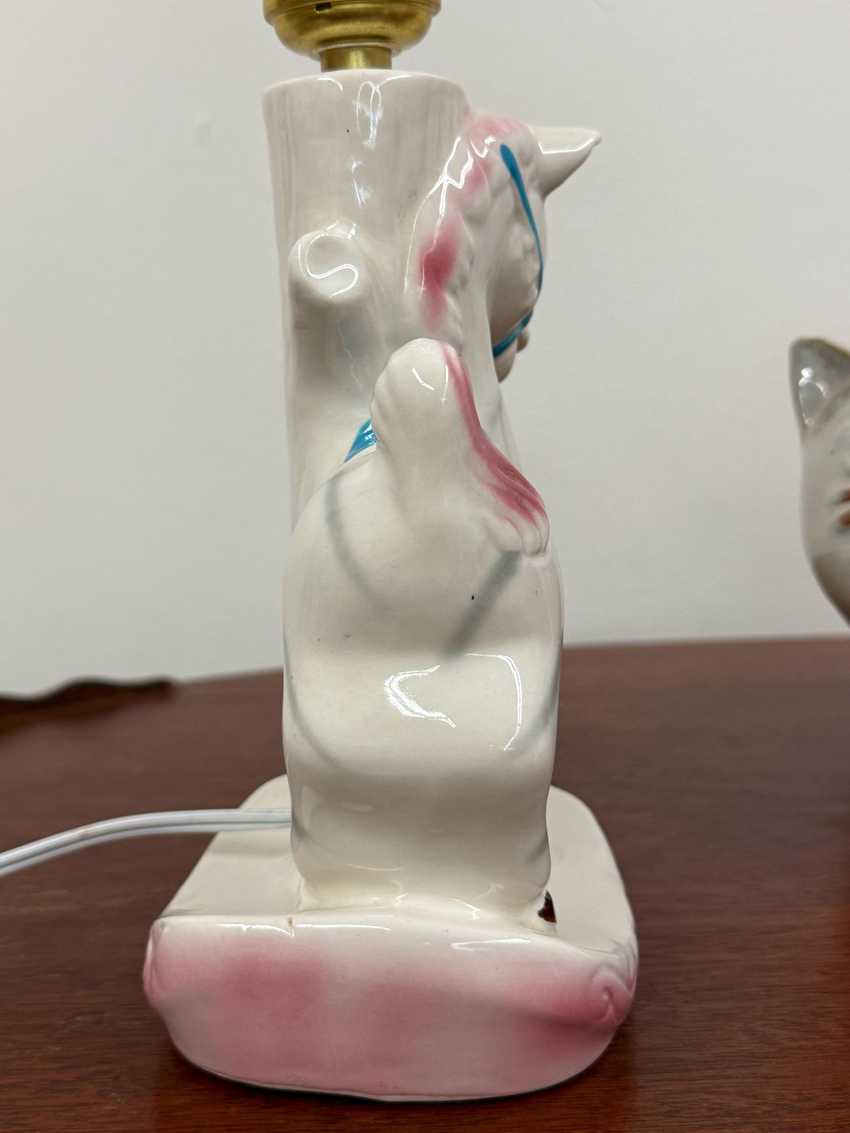 Small Striped Pony or Horse Nursery Lamp