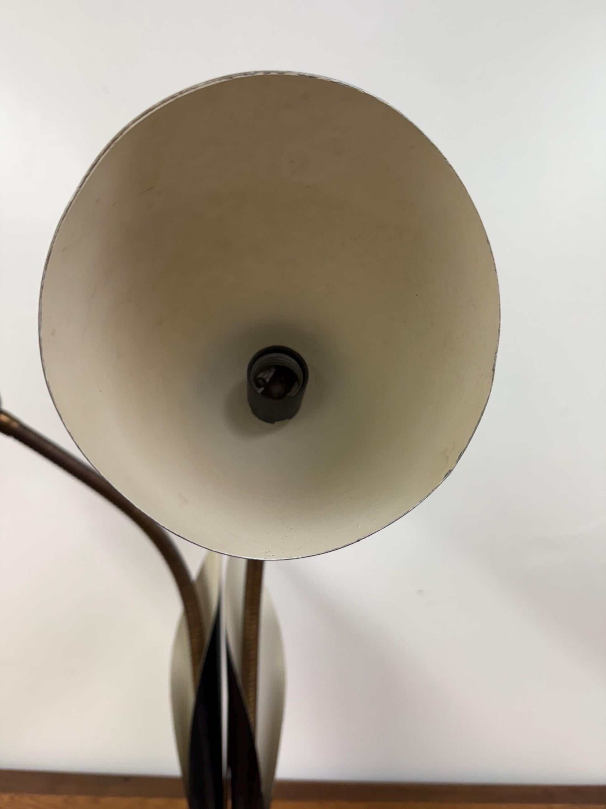 Mid Century Cattail Adjustable Lamp