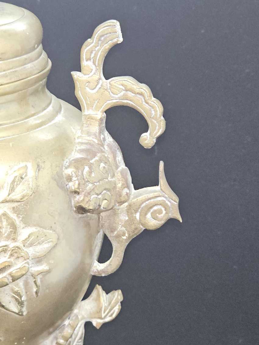 Brass Incense Burner Vintage Asian Decorative