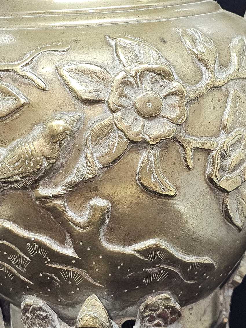 Brass Incense Burner Vintage Asian Decorative