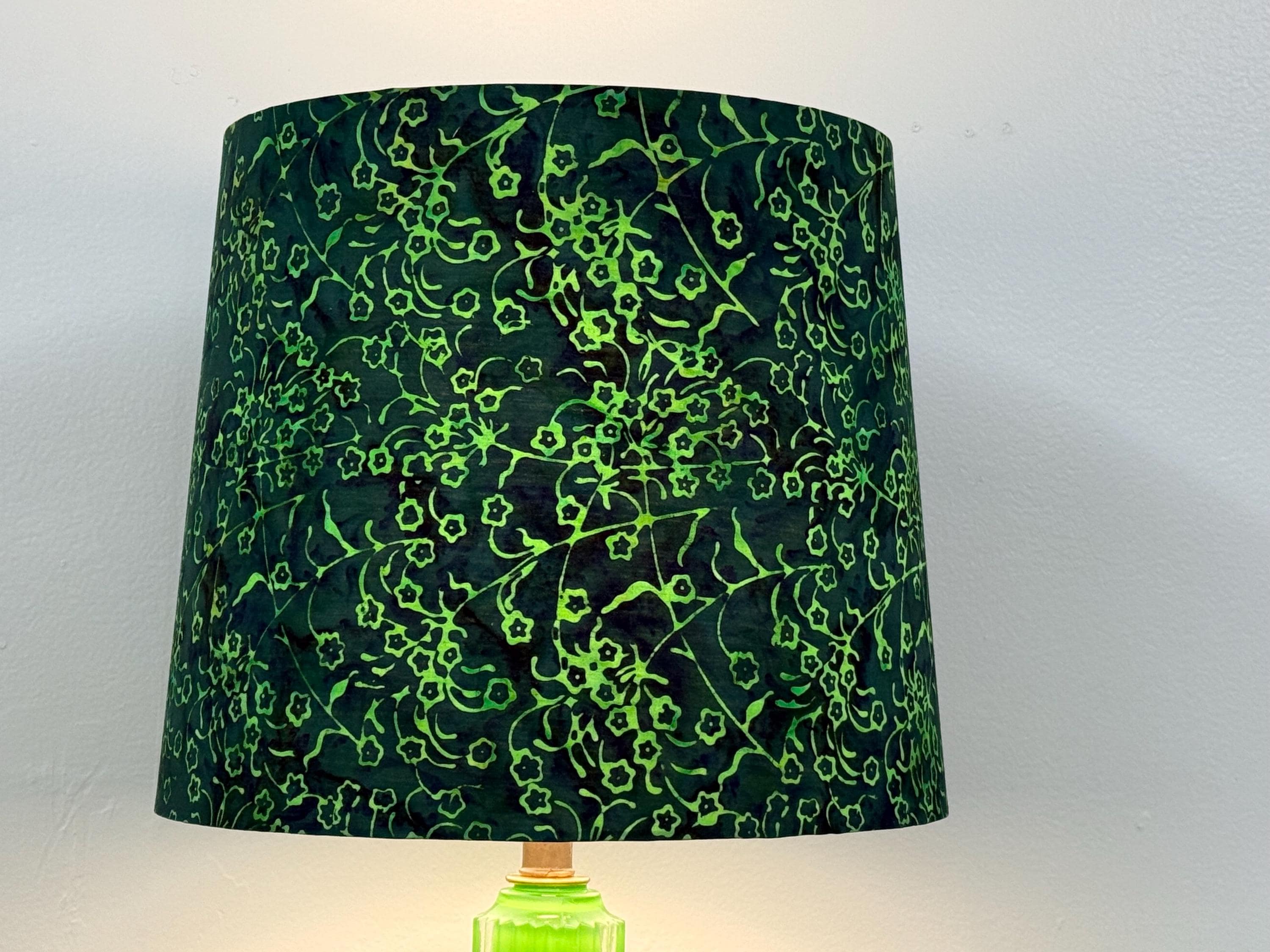Large 14 Inch Empire Lampshade, Covered in Kaffe Fassett Cotton
