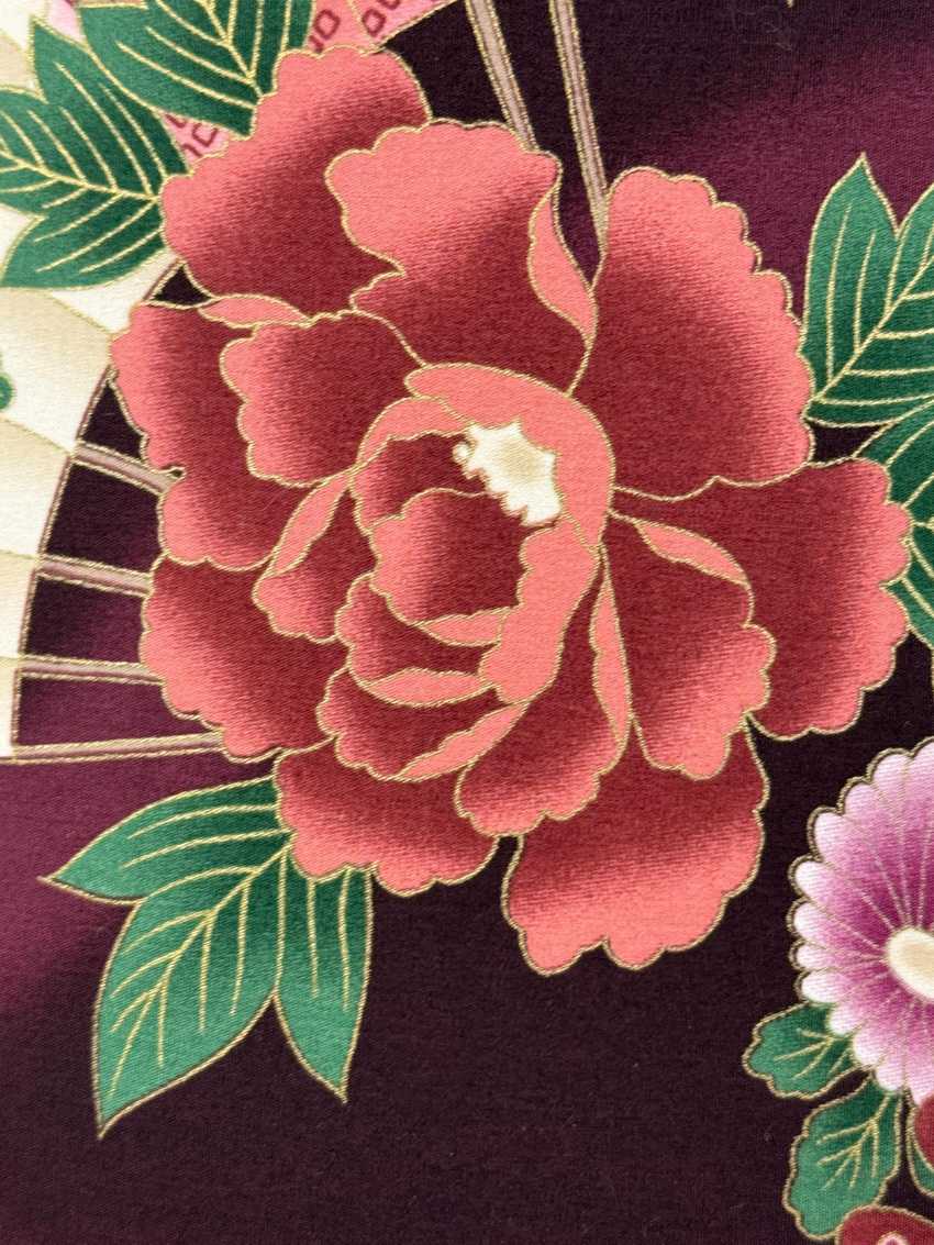 Extra Large Empire Lampshade, Butterflies and Fans Cotton