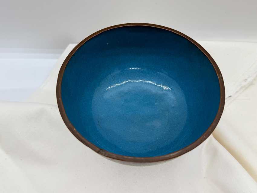 Vintage Chinese Cloisonné Bowl 4.5”