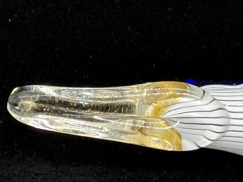 Handmade Murano Glass Duck, Italian Vibrant Glass Duck Figurine, Collectible Colorful Murano Duck Statue