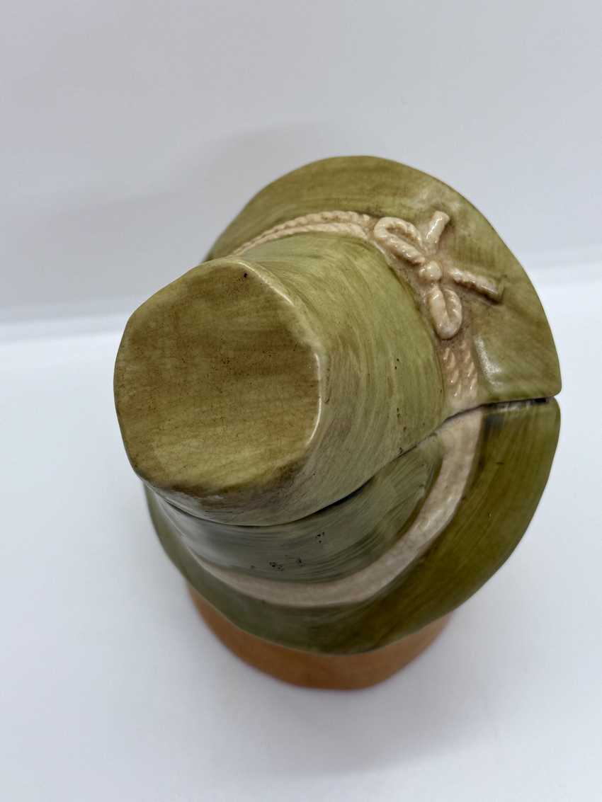 Vintage Majolica Tobacco Jar