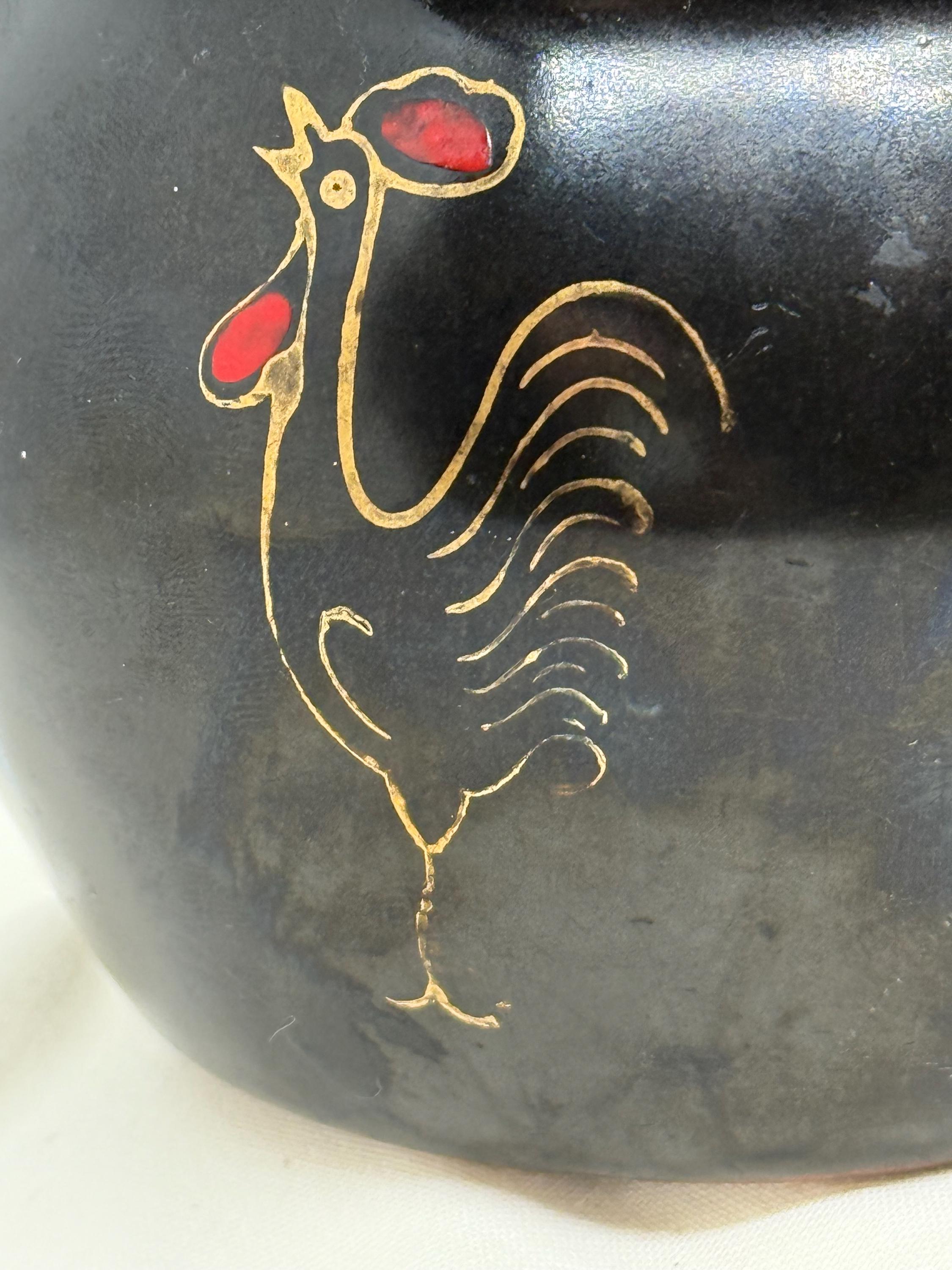 Vintage Japanese Redware Gravy Boat