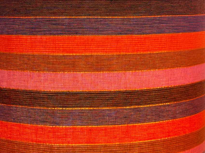 Horizontal Striped Jewel Tone Drum Lampshade, Available in 6, 8, 10, 12, 14, 16 and 18 inch Sizes