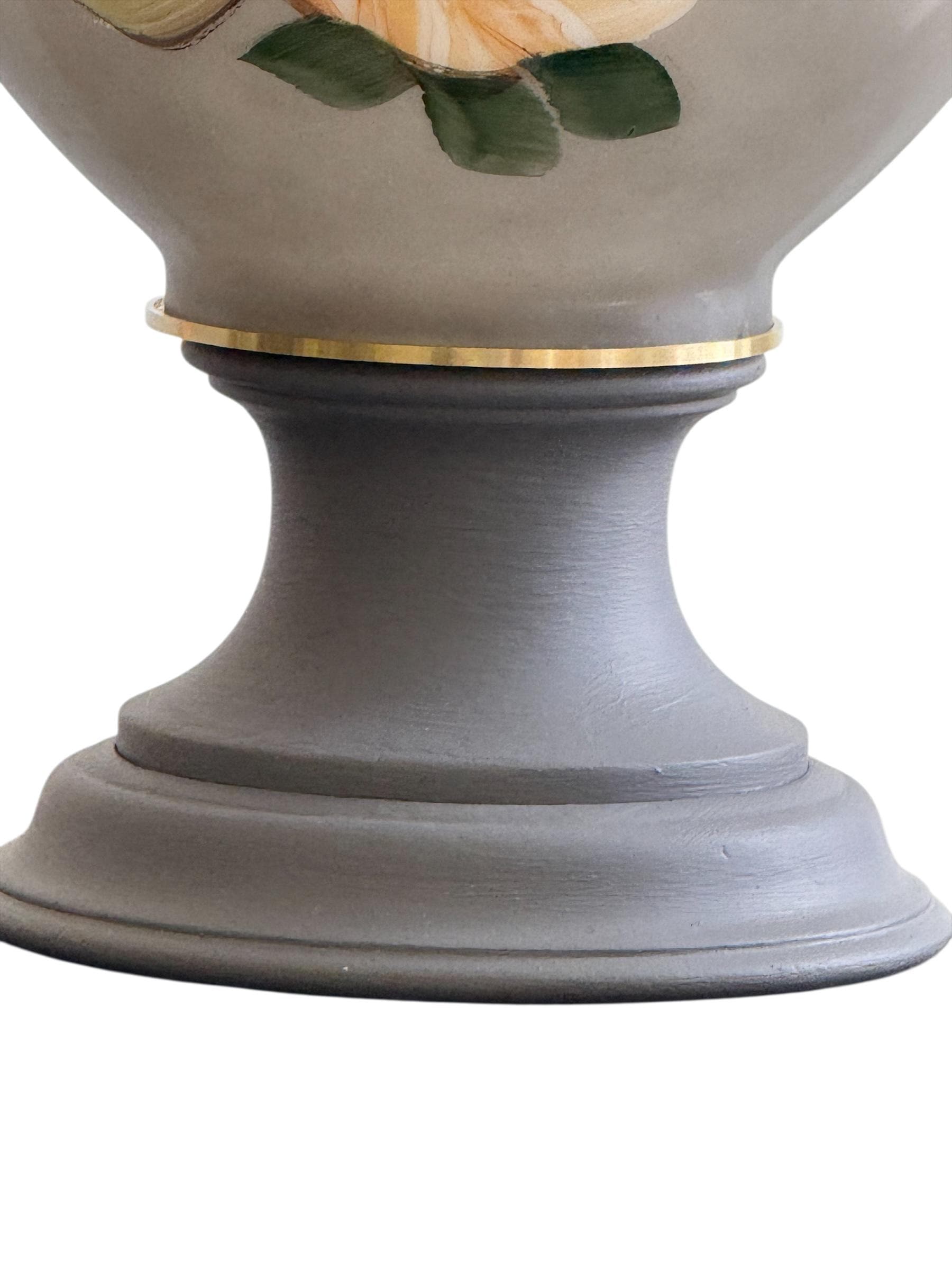 Re Imagined Hand Painted Working Gone The Wind Lamp, Restored Historical Vintage Lamp, Victorian Southern Antique Lamp