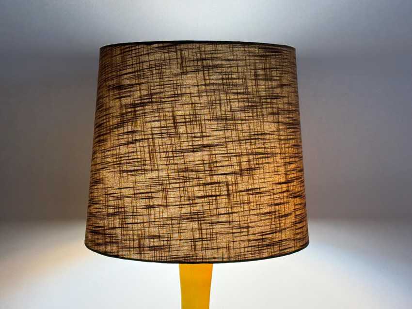 Large 14” Inch Empire Lampshade, Covered in Bronze Metallic