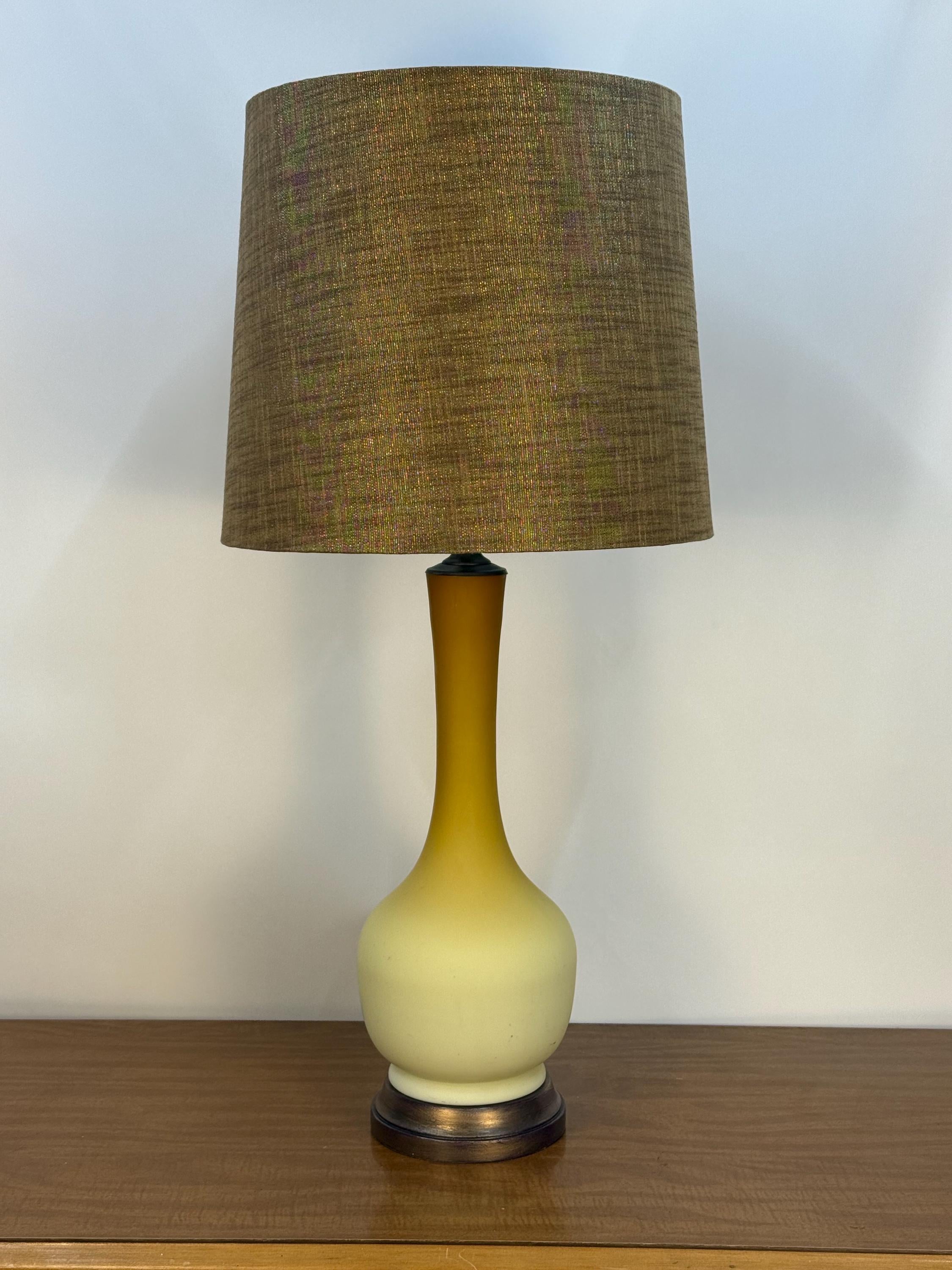 Large 14” Inch Empire Lampshade, Covered in Bronze Metallic