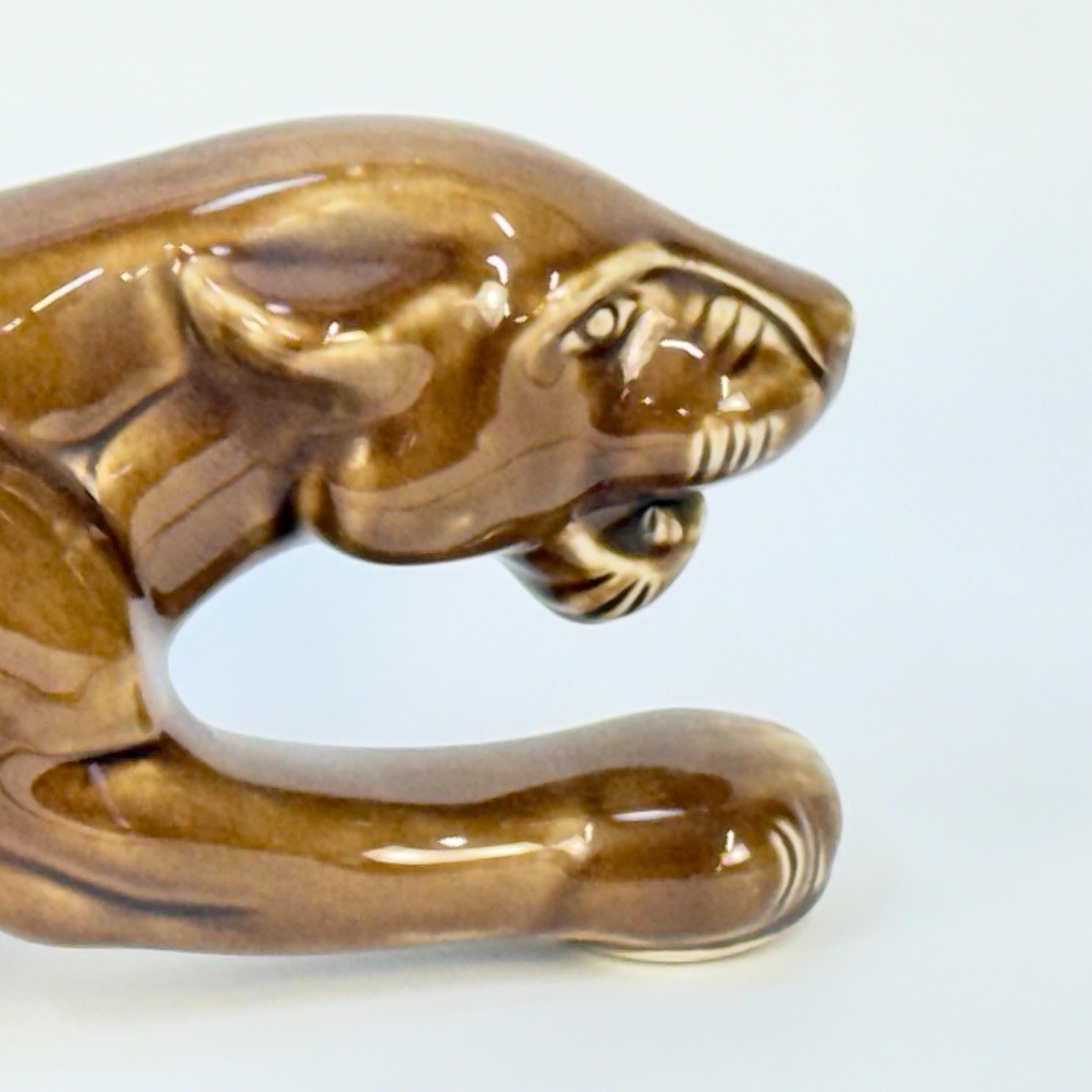 Royal China Novelty Co Panther TV Lamp