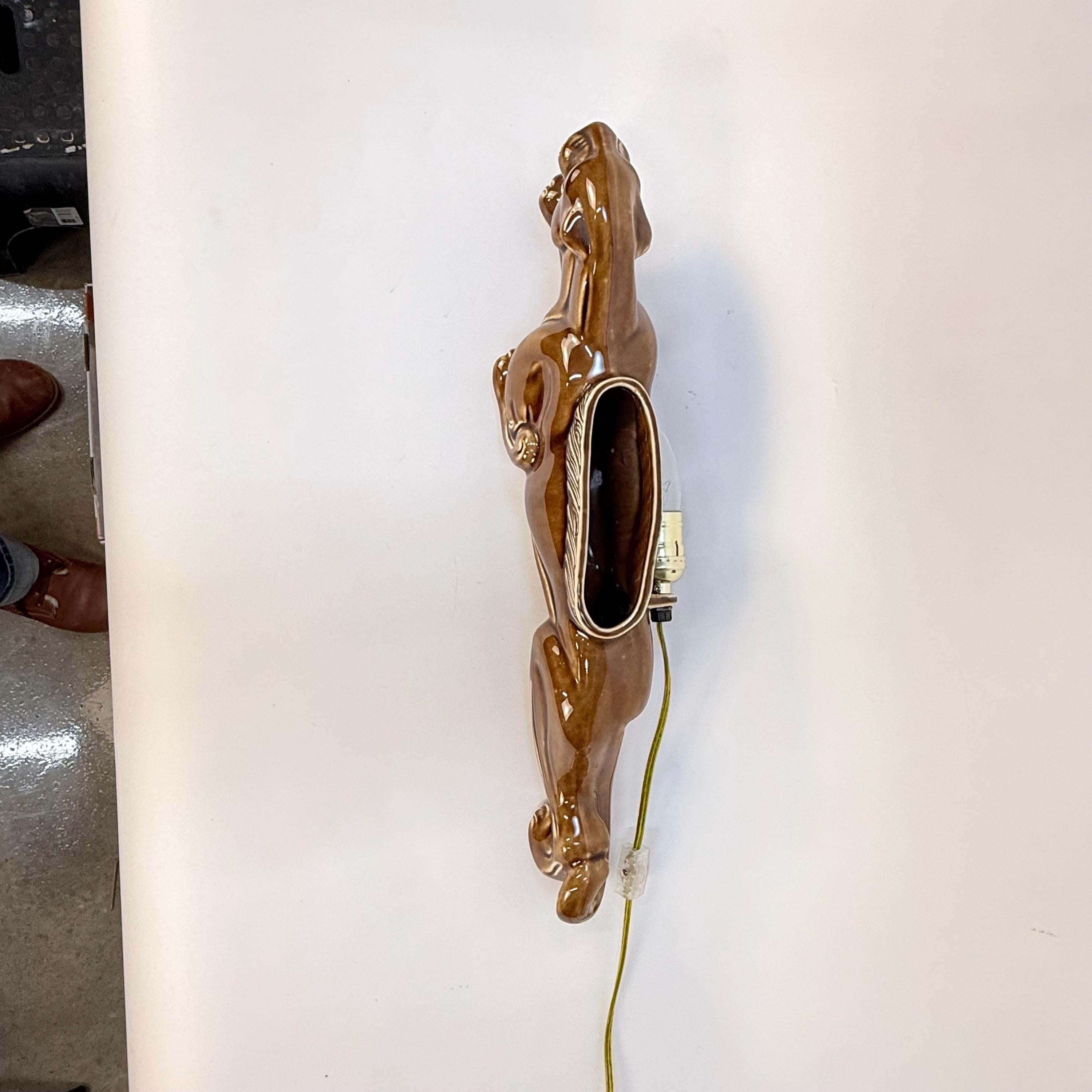 Royal China Novelty Co Panther TV Lamp