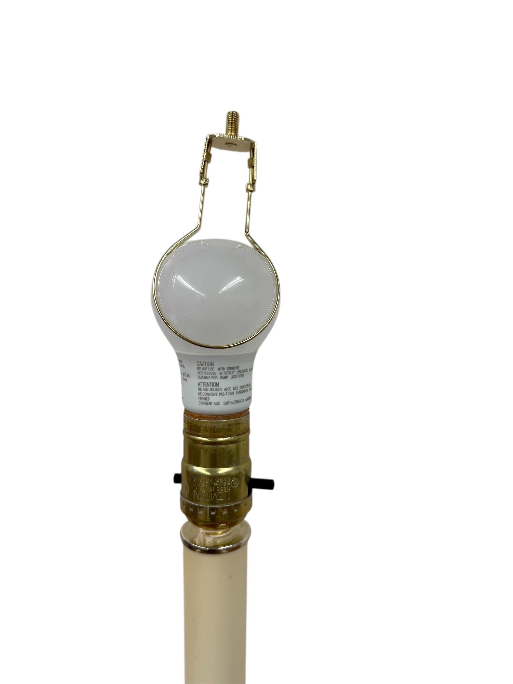 Tall Green Candle Stick Style Lamp, Table Lamp, Traditional Classic Accent Lamp