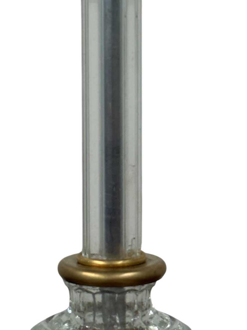 Handmade Custom Built Lamp, Vintage Modern Glass Table Lamp, Artisan Bespoke Custom Lamp