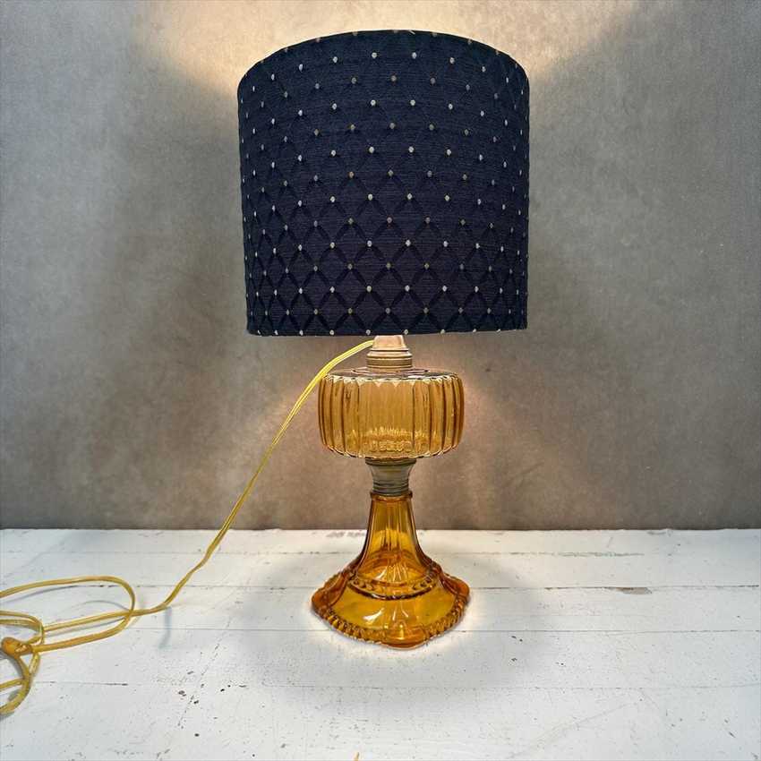 Amber Electrified Oil Lamp