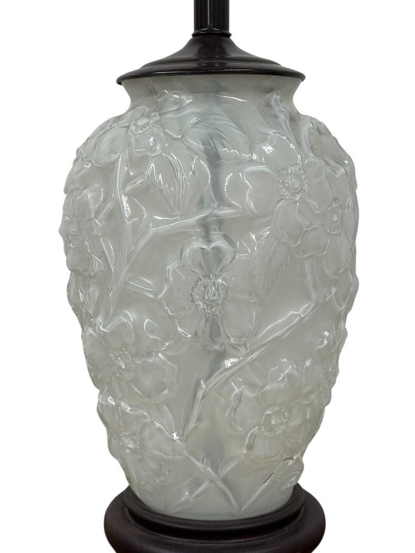 Phoenix Sculptural Glass Vase Lamp, Decorative Illuminated Home Decor, Art Deco Unique Vase Lamp