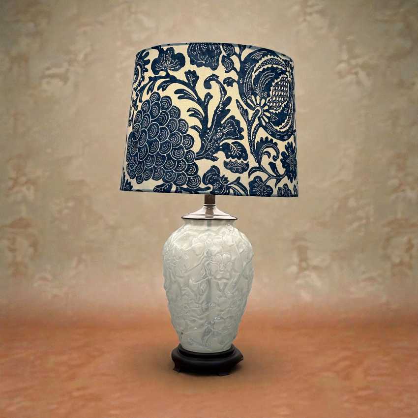 Phoenix Sculptural Glass Vase Lamp, Decorative Illuminated Home Decor, Art Deco Unique Vase Lamp