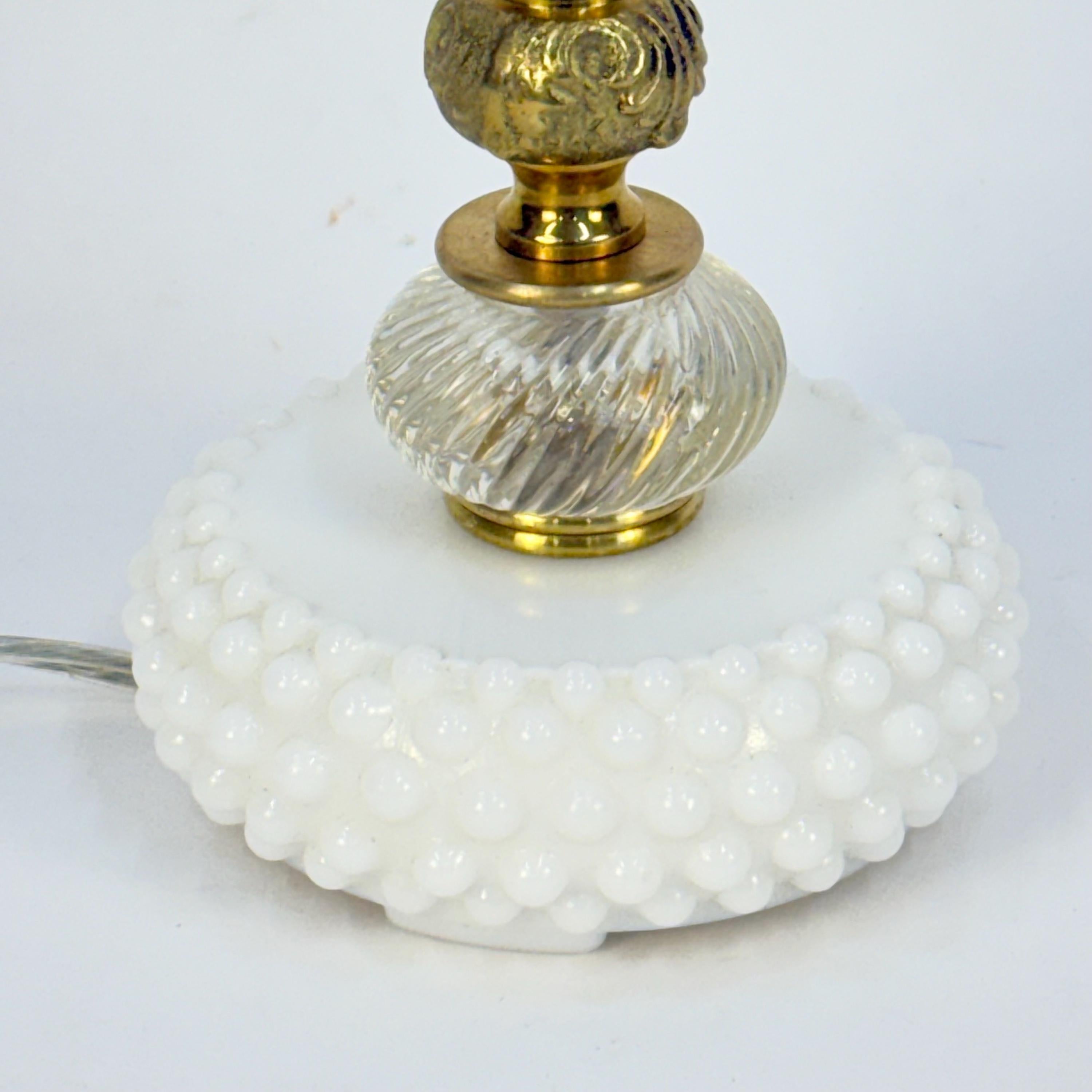 Ursula - Brassy and Glassy - Handmade Table Lamp, Modern Unique Desk Lamp