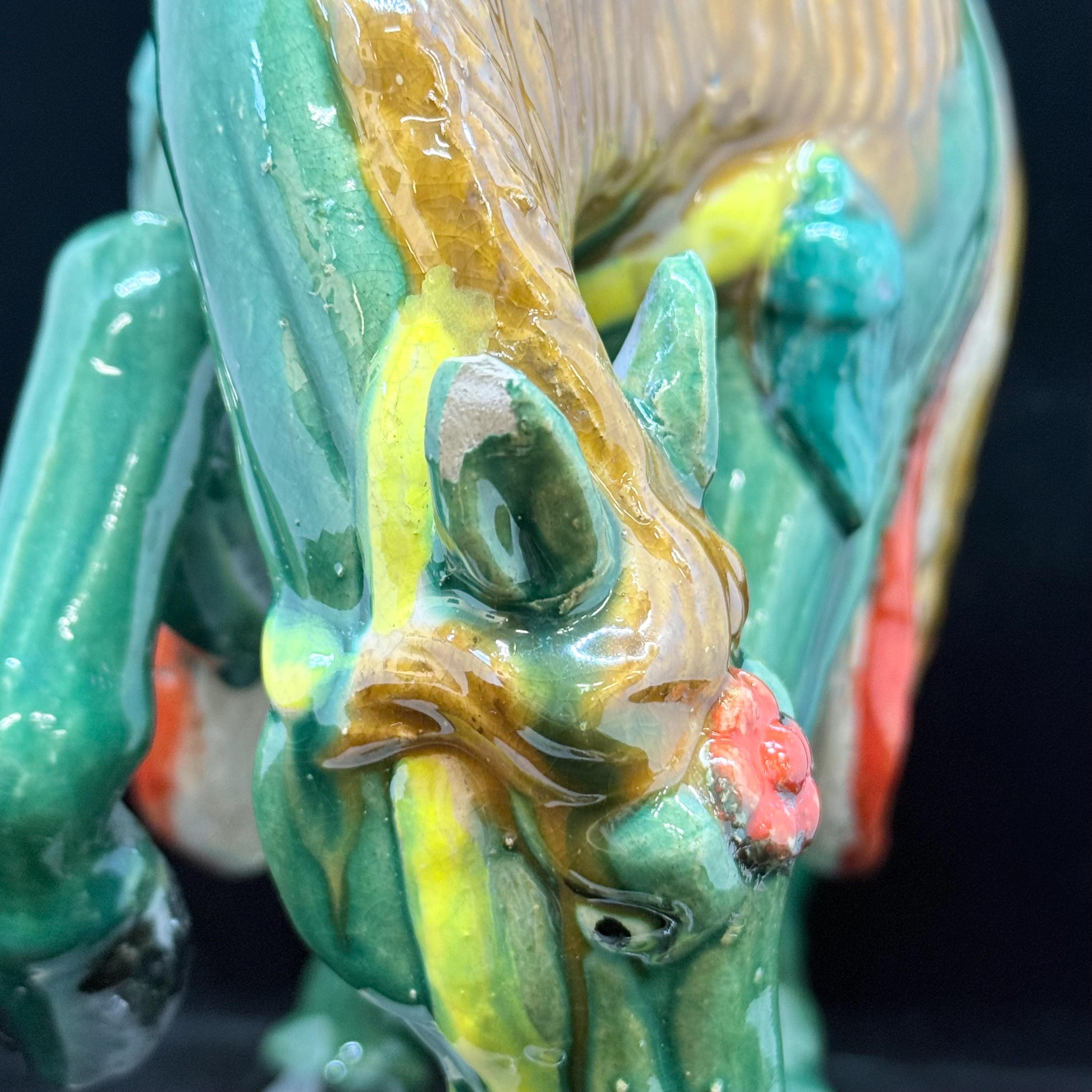 Tang Dynasty Style Green Horse Figure