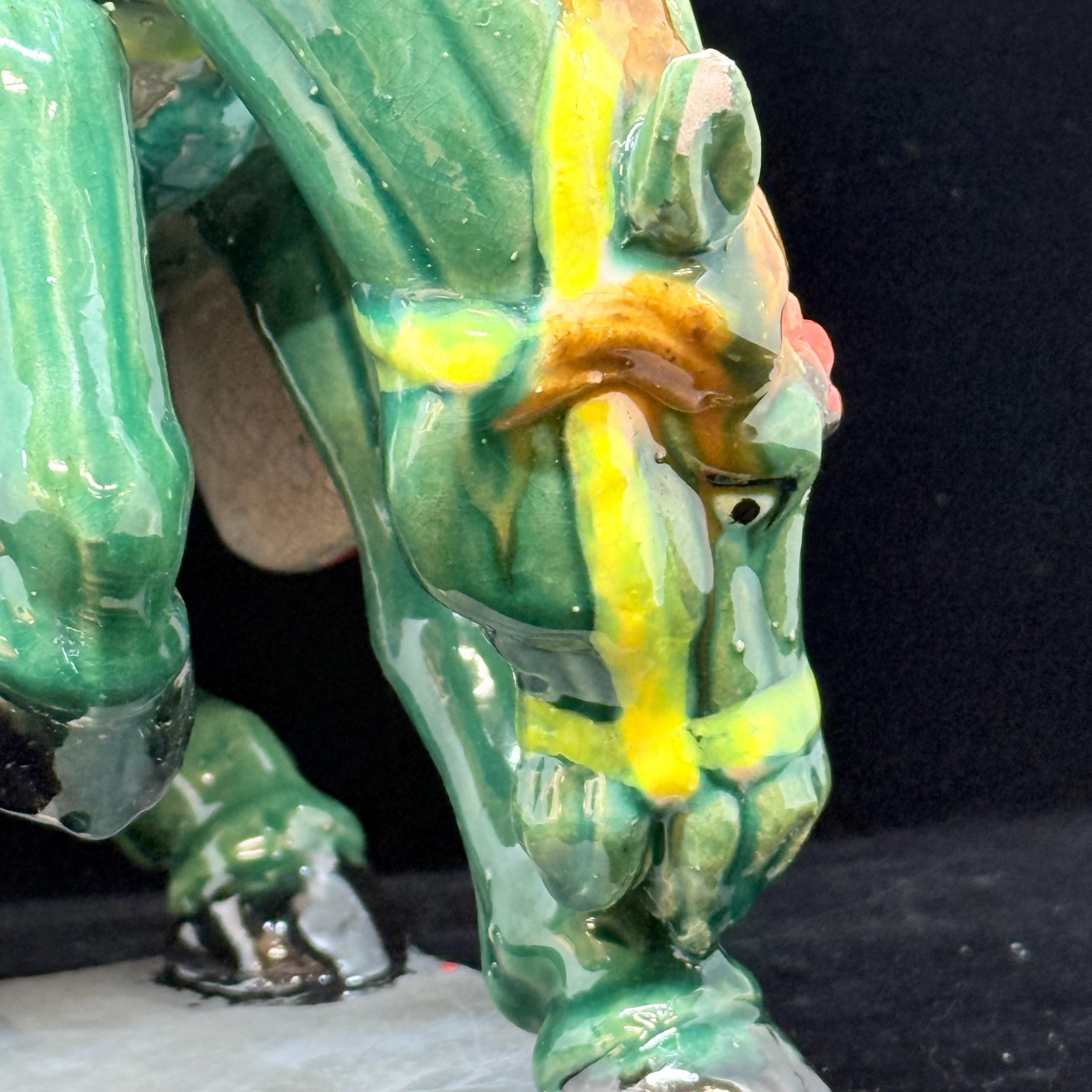 Tang Dynasty Style Green Horse Figure
