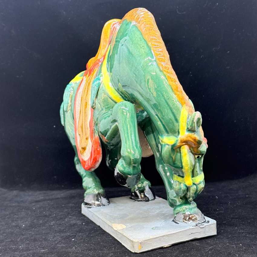 Tang Dynasty Style Green Horse Figure
