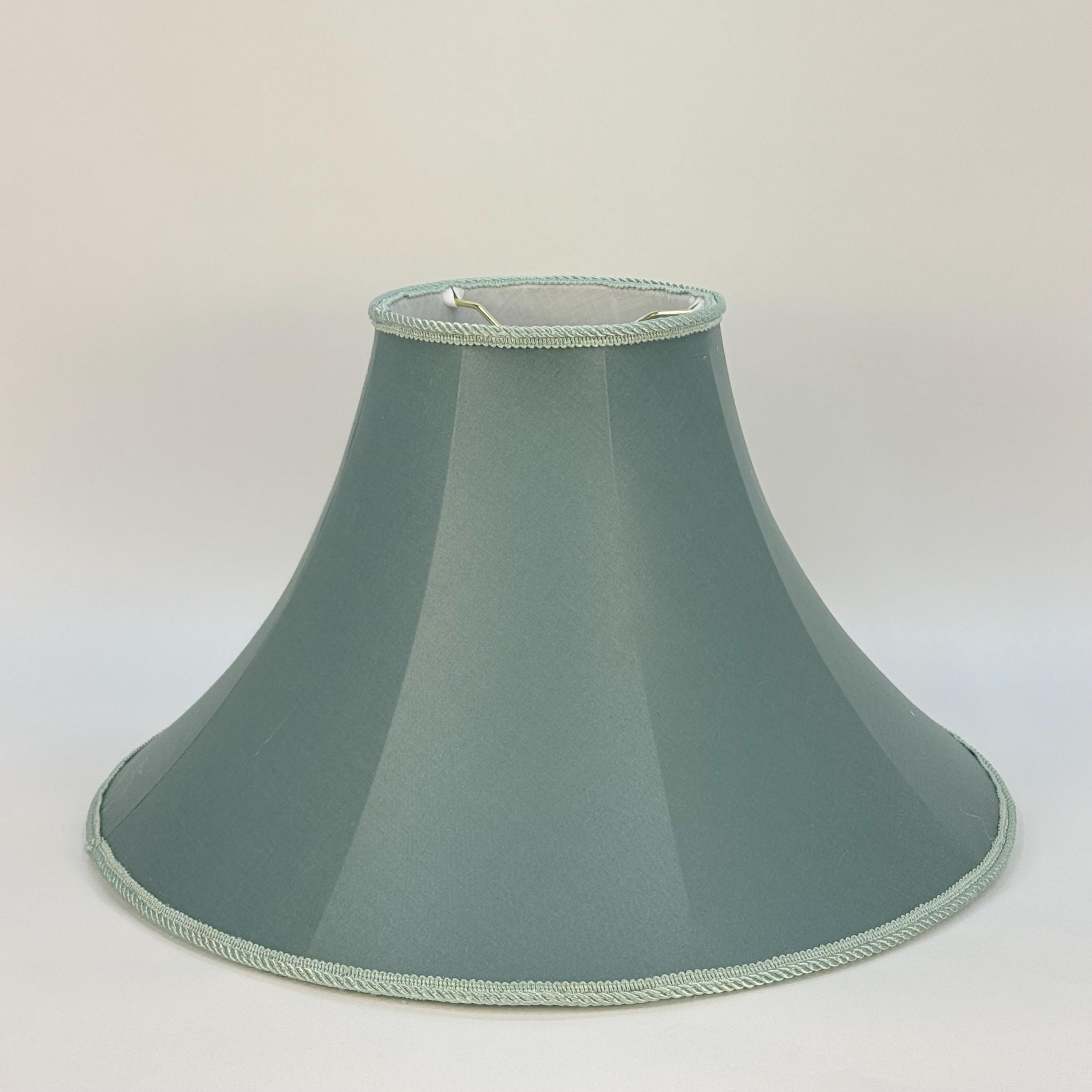 Green Bell Lampshade - Hand Sewn