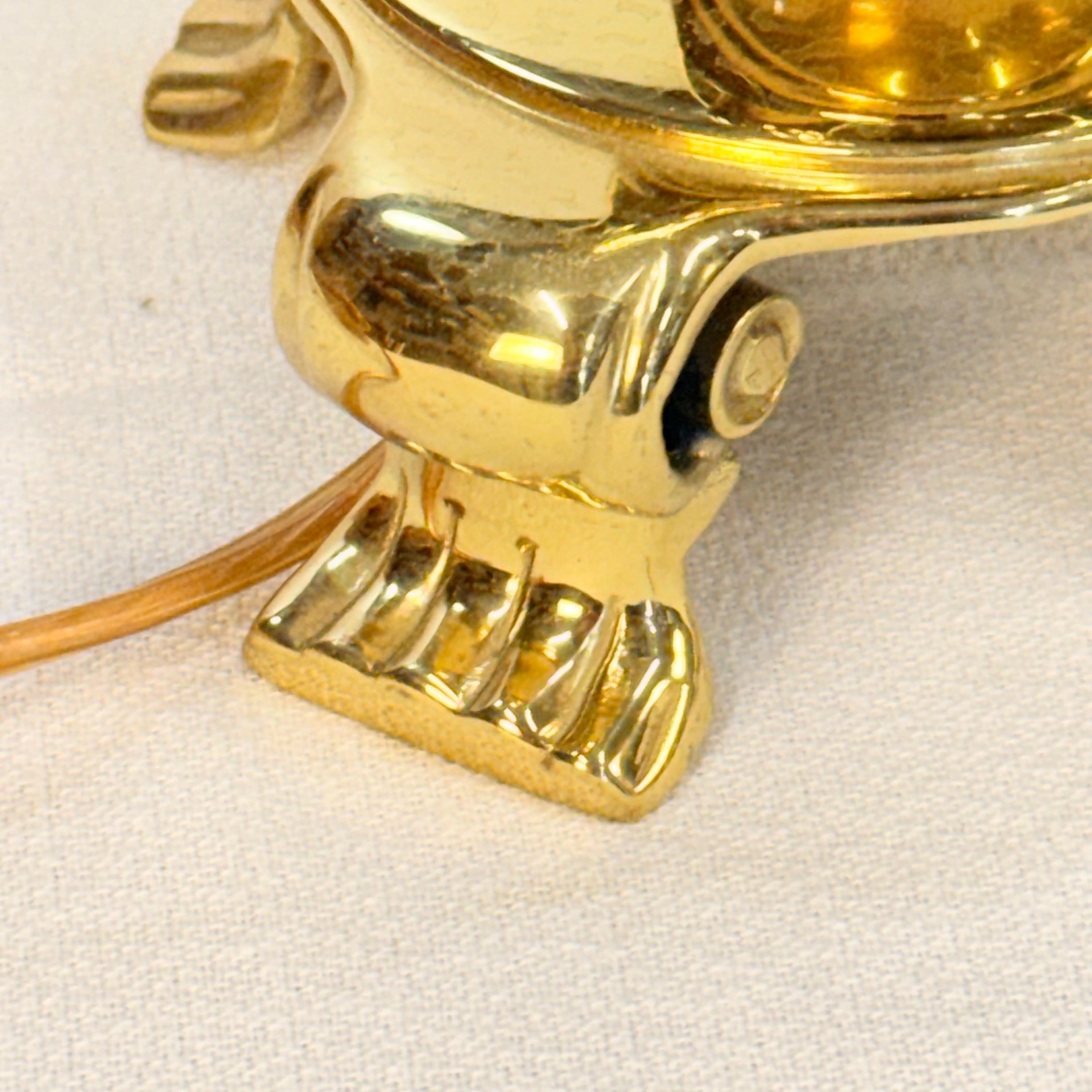 Fancy Brass Candlestick Lamp