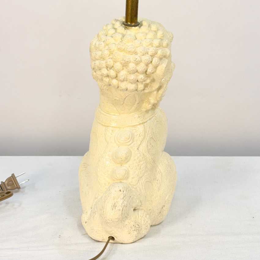 Vintage Chinese Foo Dog Lamp
