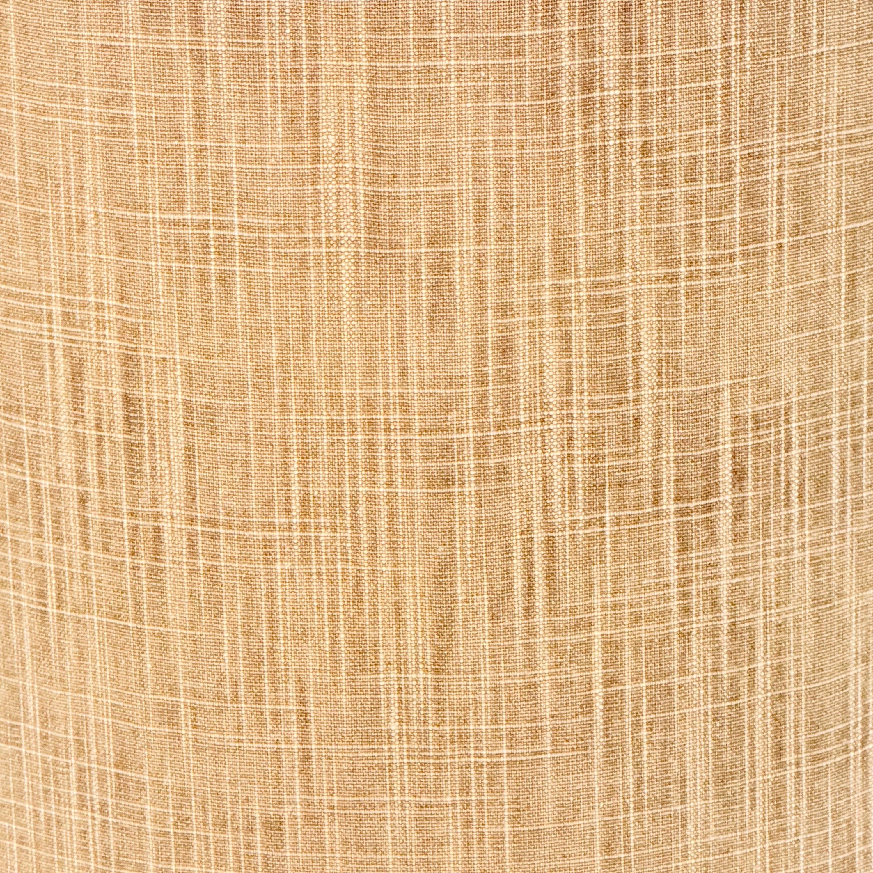 12 Inch Drum Lampshade Covered in Textured Fabric