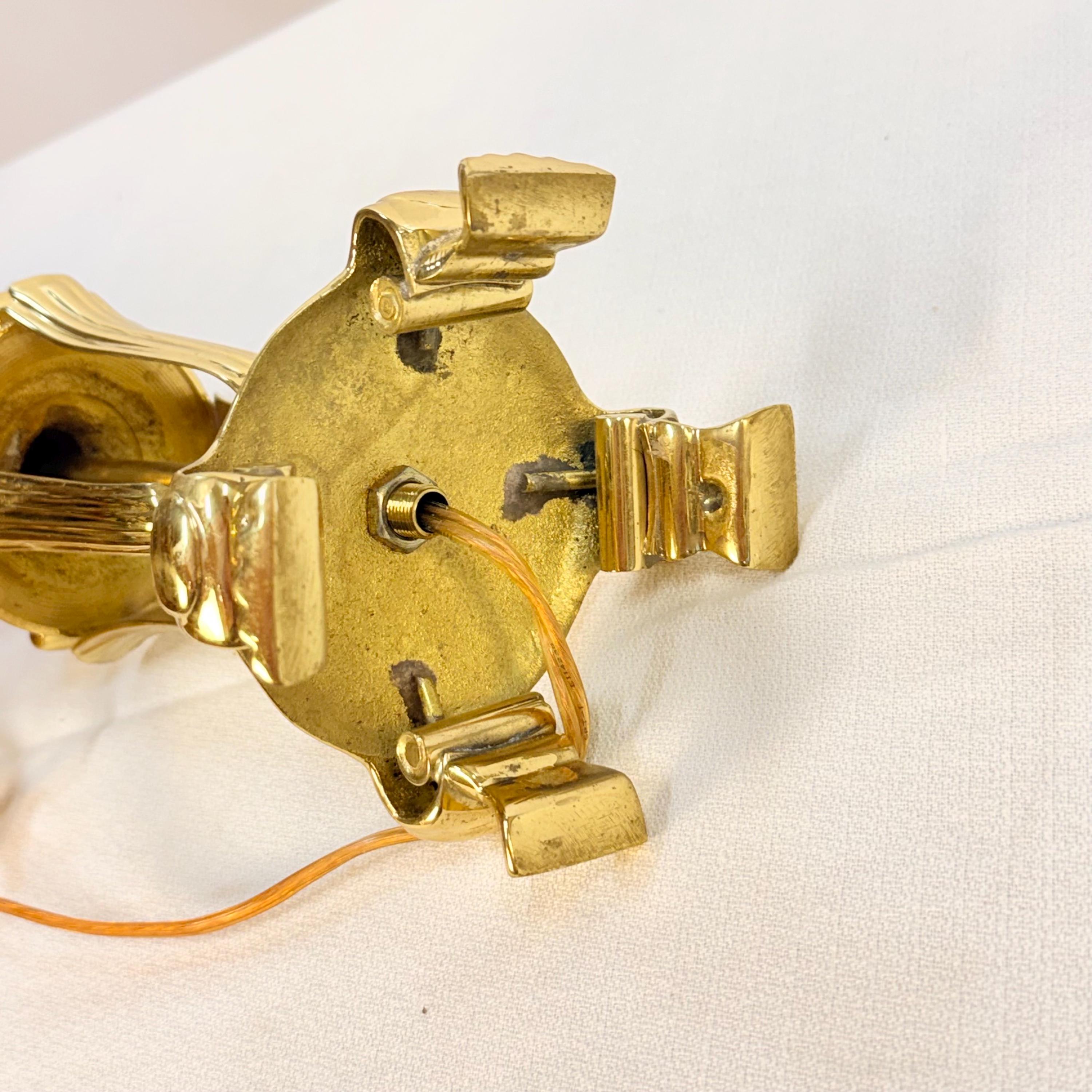 Fancy Brass Candlestick Lamp