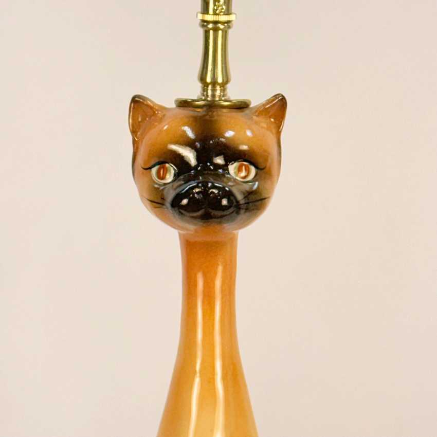 Whimsical Decorative Siamese Cat Lamp