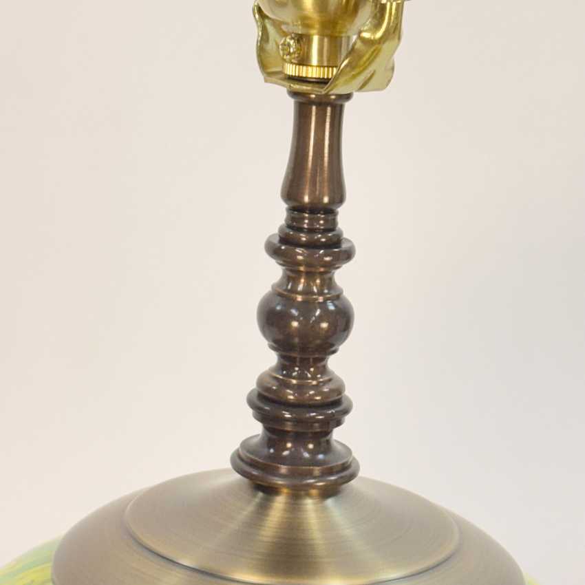Art Glass Vase Lamp, Custom Built, Home Decor Lamp, Sculptural Glass Vase Lamp